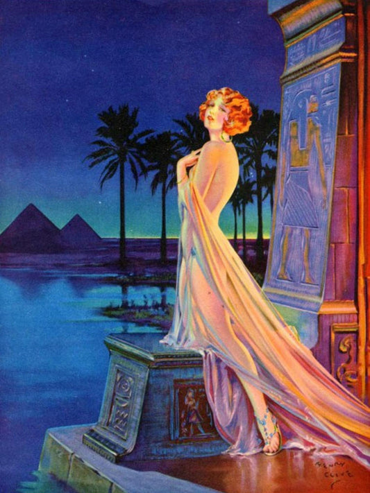 Henry Clive - A Melody of Egypt  - Vintage Art Print
