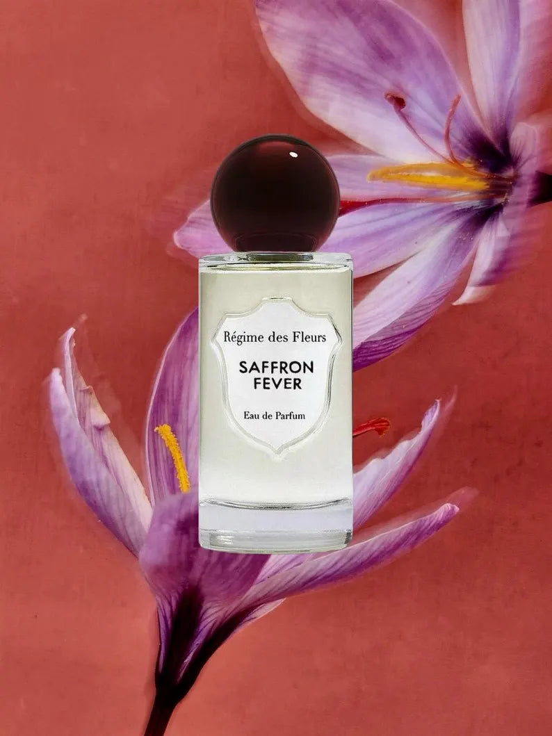 Regime des Fleurs Saffron Fever Sample