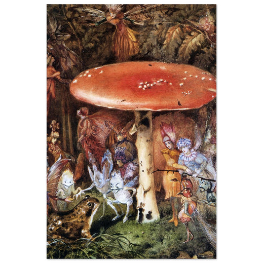 John Aster -  The Intruder - Vintage Art Print (1860)