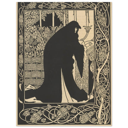 Aubrey Beardsley - How Queen Guenever Made Her a Nun - Classic Matte Paper Poster Sample