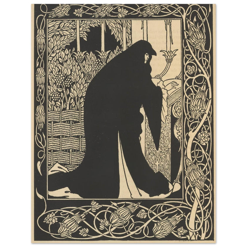 Aubrey Beardsley - How Queen Guenever Made Her a Nun - Classic Matte Paper Poster Sample