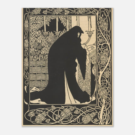 Aubrey Beardsley - How Queen Guenever Made Her a Nun - Classic Matte Paper Poster Sample