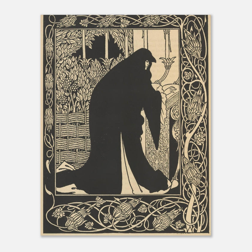 Aubrey Beardsley - How Queen Guenever Made Her a Nun - Classic Matte Paper Poster Sample