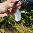 Sterling Silver Black Abalone Shell Pendant