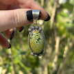 Handmade Native American Sterling & Turquoise Pendant- Signed/Stamped