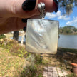 Sterling Silver Mother of Pearl Square Pendant