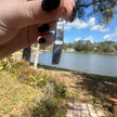 Sterling Silver Mother of Pearl Square Pendant