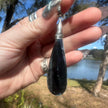 Sterling Silver Abalone Shell Pendant. Approx 2.5” ( Large)