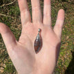 Sterling Silver Bali Style Red & Purple Moss Agate Pendant