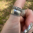 925 Sterling Silver Cigar Band Style Size 9.5