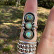 925 Sterling Silver Ethiopian Opal Ring Size 9