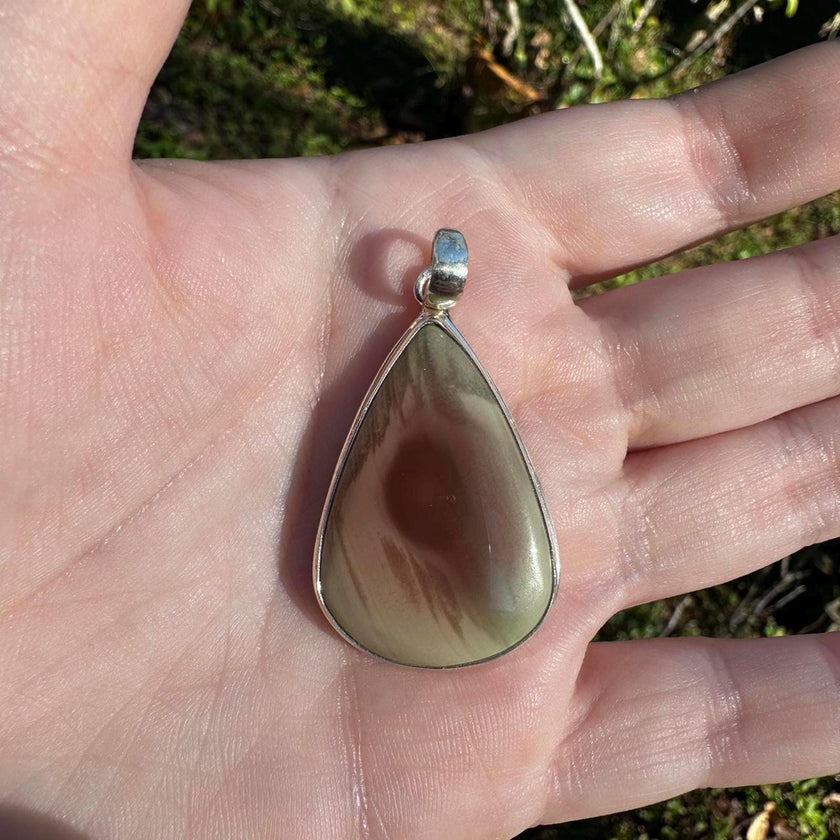 Sterling Silver Imperial Jasper Pendant
