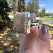 925 Sterling Silver Fossil Coral Ring. Size: Adjustable