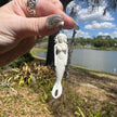 925 Silver & White Resin Mermaid Pendant