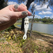 925 Silver & White Resin Mermaid Pendant