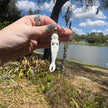 925 Silver & White Resin Mermaid Pendant