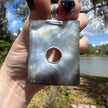 Sterling Silver Abalone Shell Floral Detail Pendant