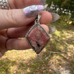 925 Sterling Silver Natural Pink Ruby Pendant