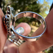 925 Sterling Silver Blue Larimar Ring Size 8.5