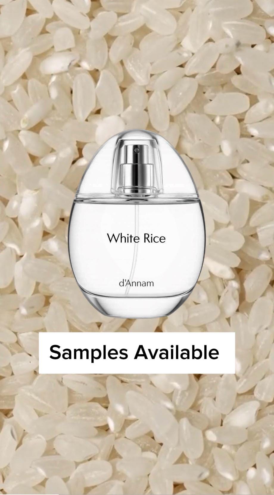 D'annam White Rice Sample