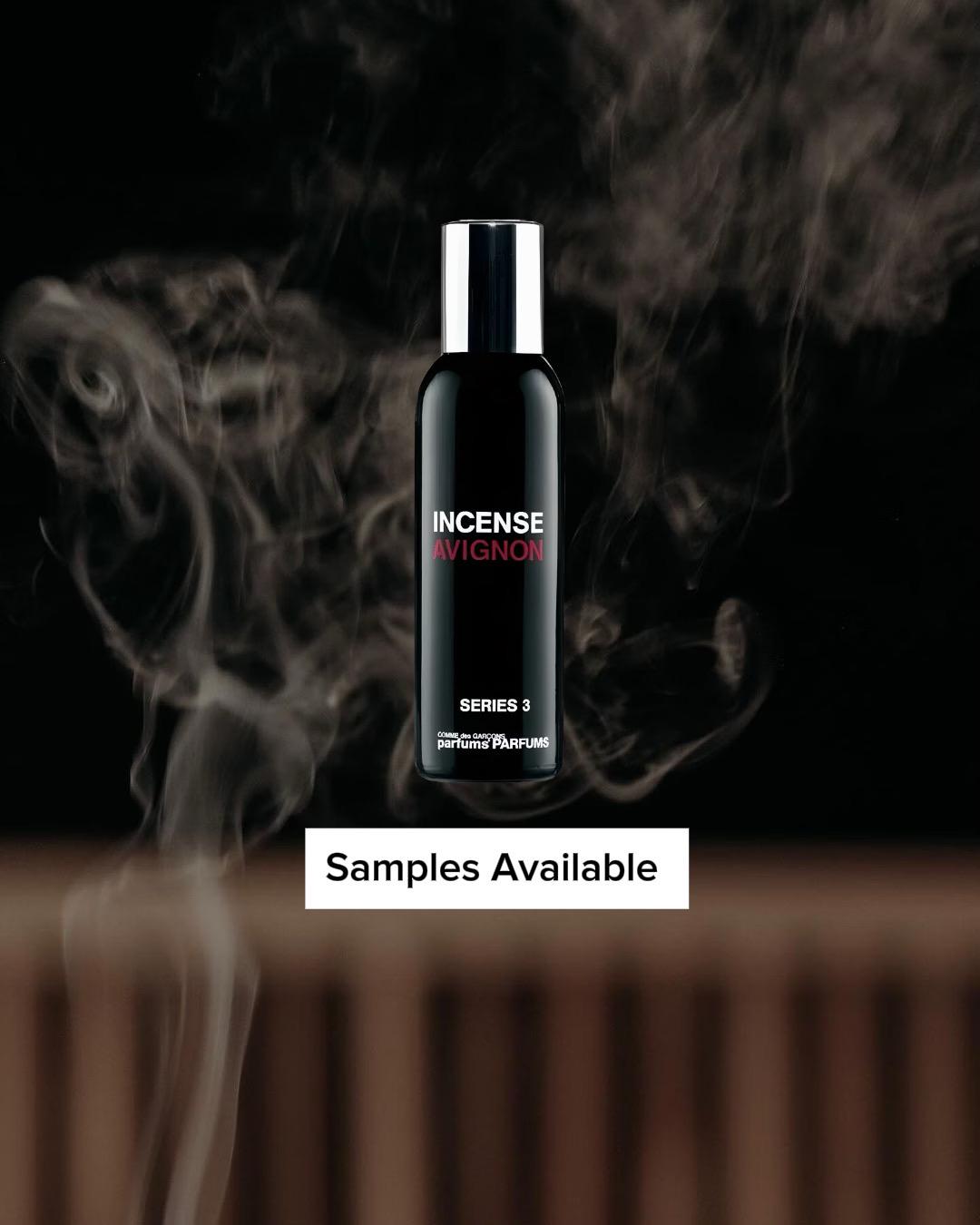 Comme des Garcons Incense Avignon Sample